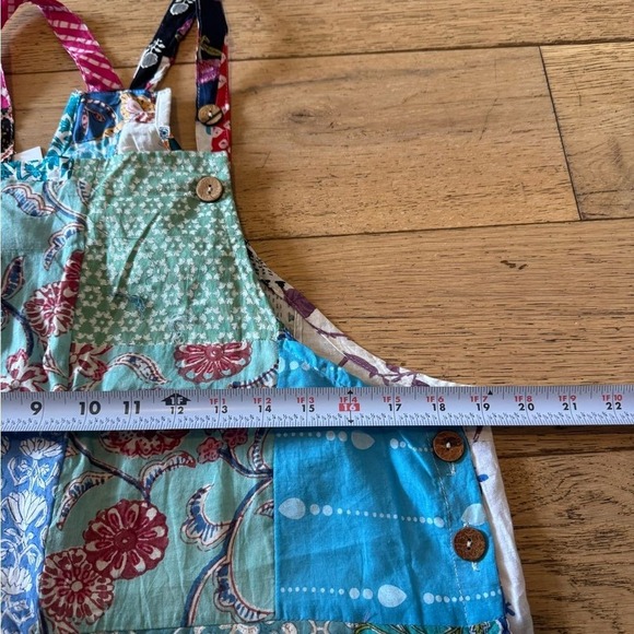 Kathmandu Handmade Quilted Patchwork Romper Jumper Women's Small/Medium - Picture 4 of 12